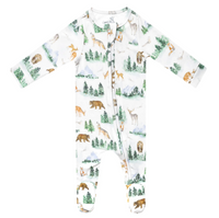 Copper Pearl Grayson Zip-up Footie  - The Attic Boutique