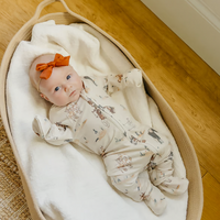 Copper Pearl Montana Zip-up Footie  - The Attic Boutique