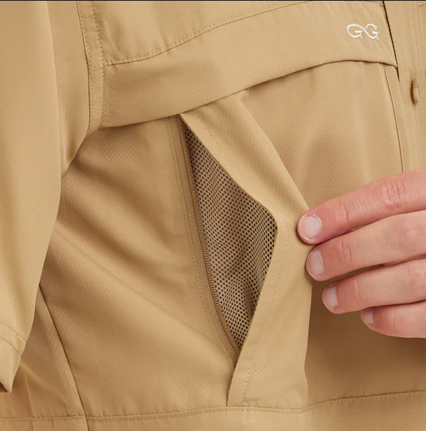 GameGuard Khaki Explorer Shirt | Microfiber Apparel & Accessories - The Attic Boutique