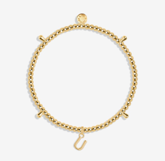 Katie Loxton Gold Initial Bracelet Jewelry - The Attic Boutique