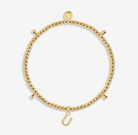 Katie Loxton Gold Initial Bracelet Jewelry - The Attic Boutique