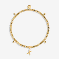 Katie Loxton Gold Initial Bracelet Jewelry - The Attic Boutique