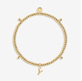 Katie Loxton Gold Initial Bracelet Jewelry - The Attic Boutique