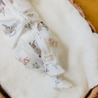 Copper Pearl Boone Zip-Up Footie Pajama  - The Attic Boutique