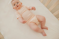Copper Pearl Blush Short Sleeve Bodysuit Baby - The Attic Boutique