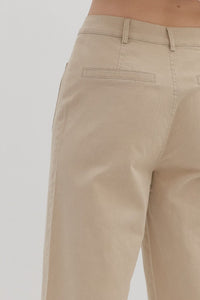 Entro Stone Wide Leg Pants  - The Attic Boutique