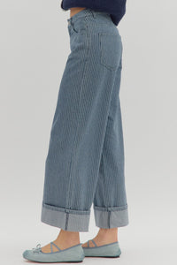 The Attic Boutique Denim Mid-Rise Pants  - The Attic Boutique