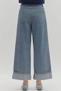 The Attic Boutique Denim Mid-Rise Pants  - The Attic Boutique