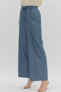 The Attic Boutique Denim Straight Leg Pant  - The Attic Boutique