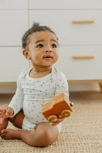 Copper Pearl Haze Long Sleeve Bodysuit Baby - The Attic Boutique