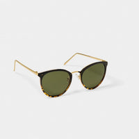 Katie Loxton Santorini Black Tortoiseshell Sunglasses in Gradient  - The Attic Boutique