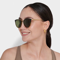 Katie Loxton Santorini Black Tortoiseshell Sunglasses in Gradient  - The Attic Boutique