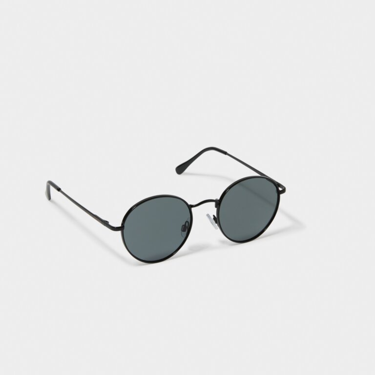 Katie Loxton Cannes Sunglasses in Black Metal  - The Attic Boutique