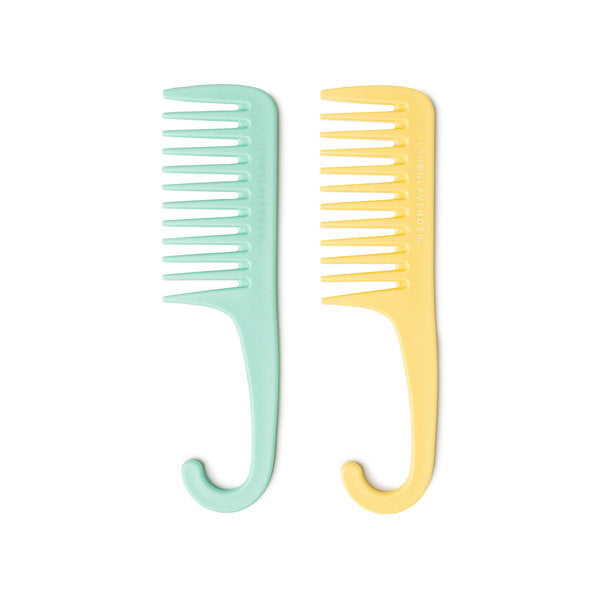 Lemon Lavender Lemon Lavender® Knot Today Detangling 2PK Shower Comb  - The Attic Boutique