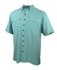 Sea Glass Tekcheck Button Down - the-attic-boutique-and-gift