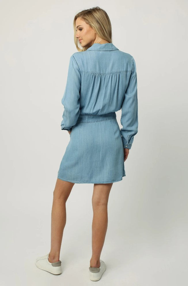 Airy blue outlet dress