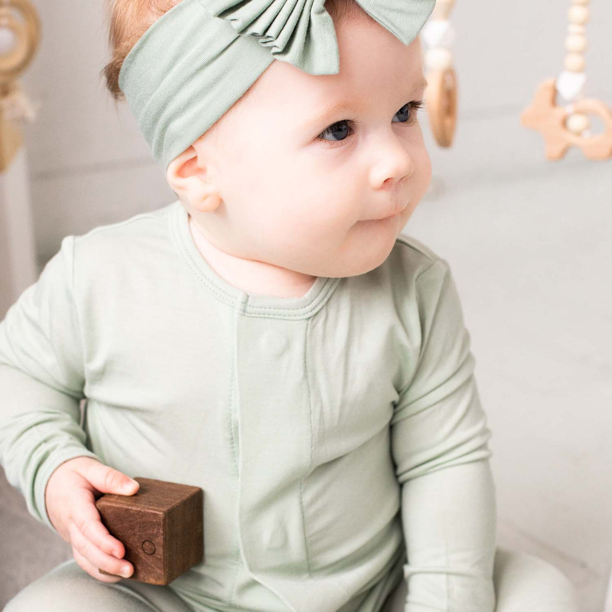 Magnetic Me Sea Foam Footie Baby - The Attic Boutique