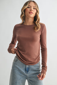 The Attic Boutique Esme Red Bean Knit Top  - The Attic Boutique
