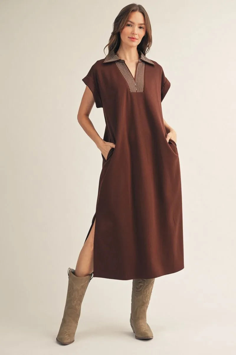 Autumn Grace Midi Dress