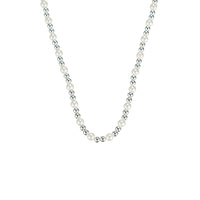 Natalie Wood Designs Adorned Pearl Mini Beaded Necklace in Silver  - The Attic Boutique