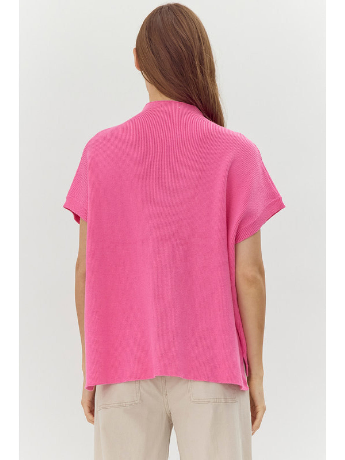 Jodifl Bubble Gum Mock Sweater  - The Attic Boutique