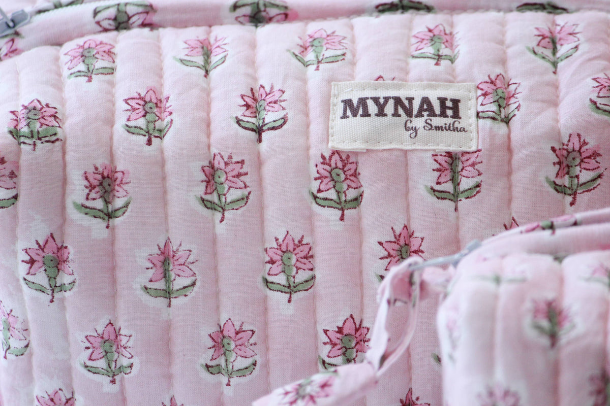 MYNAHbySmitha Rosy Mist Travel Bag- Large  - The Attic Boutique