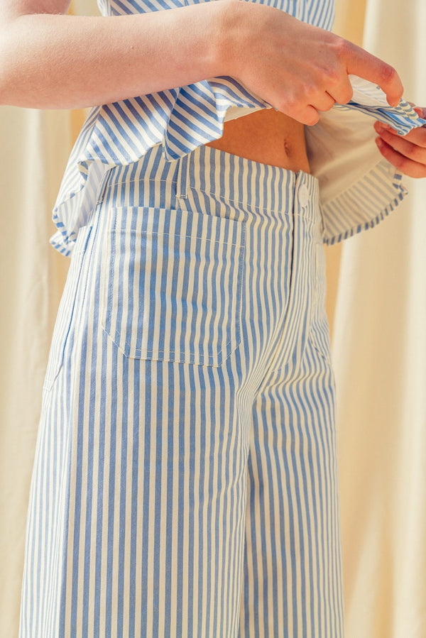The Attic Boutique Francesca Stripe Pants  - The Attic Boutique