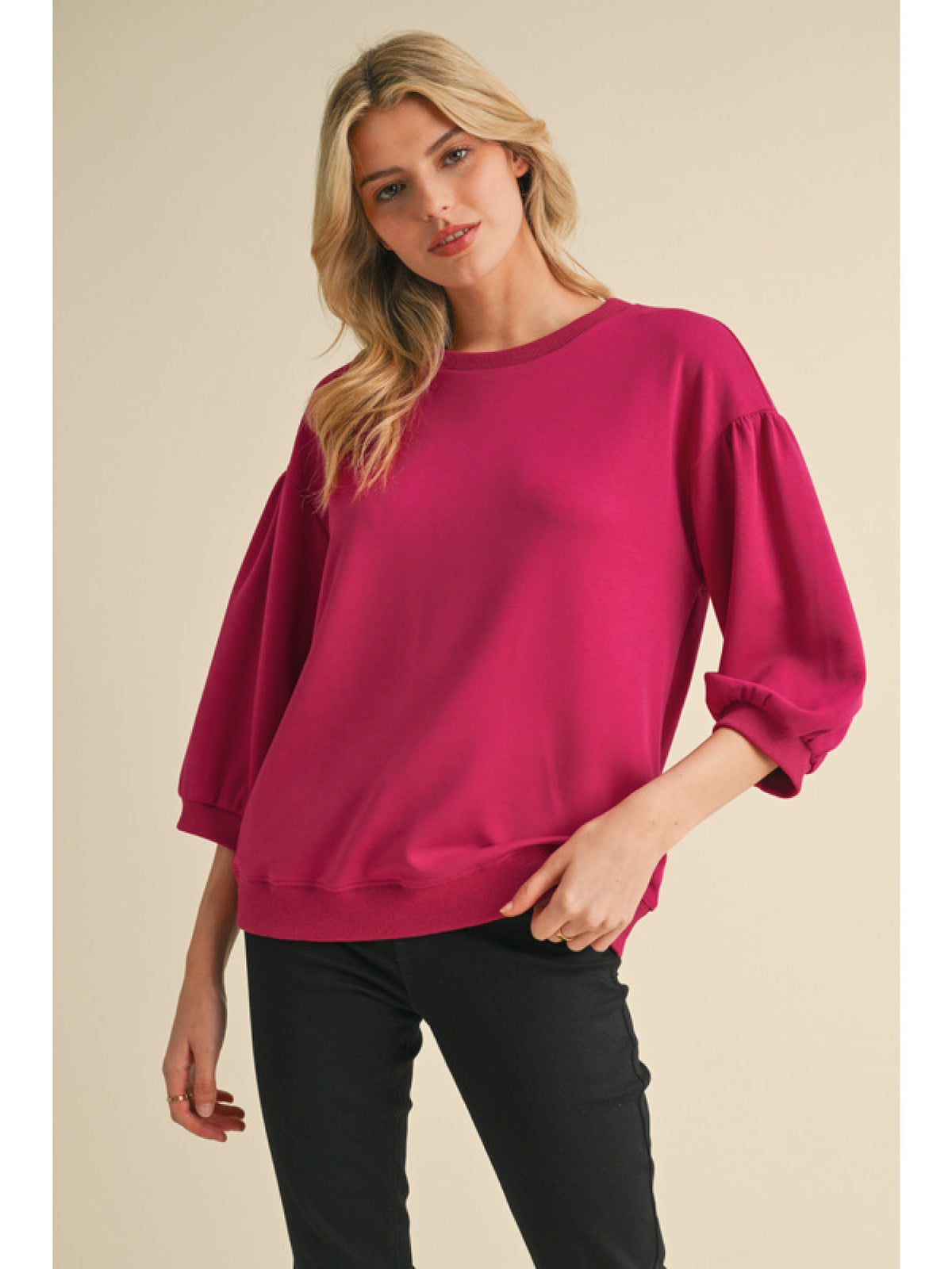 Jodifl Mia Magenta Top  - The Attic Boutique