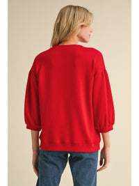 Jodifl Mia Red Top  - The Attic Boutique