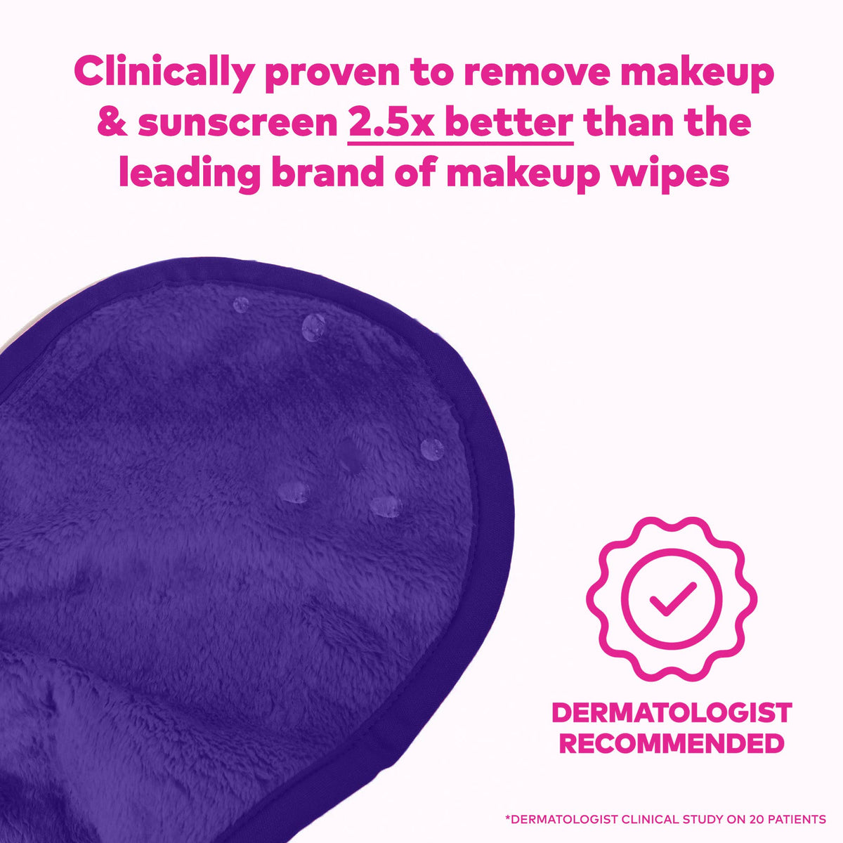 The Original MakeUp Eraser Purple PRO MakeUp Eraser  - The Attic Boutique