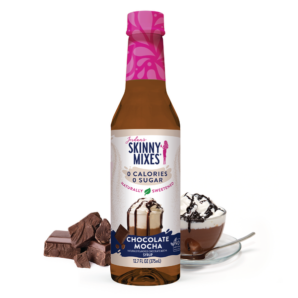 Jordan's Skinny Mixes Naturally Sweetened Chocolate Mocha Syrup - 375ml  - The Attic Boutique