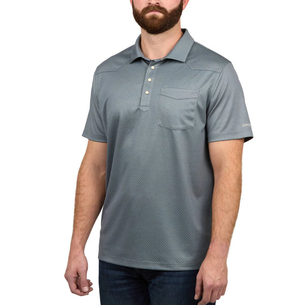 GameGuard GunMetal Palo Duro Polo Apparel & Accessories - The Attic Boutique