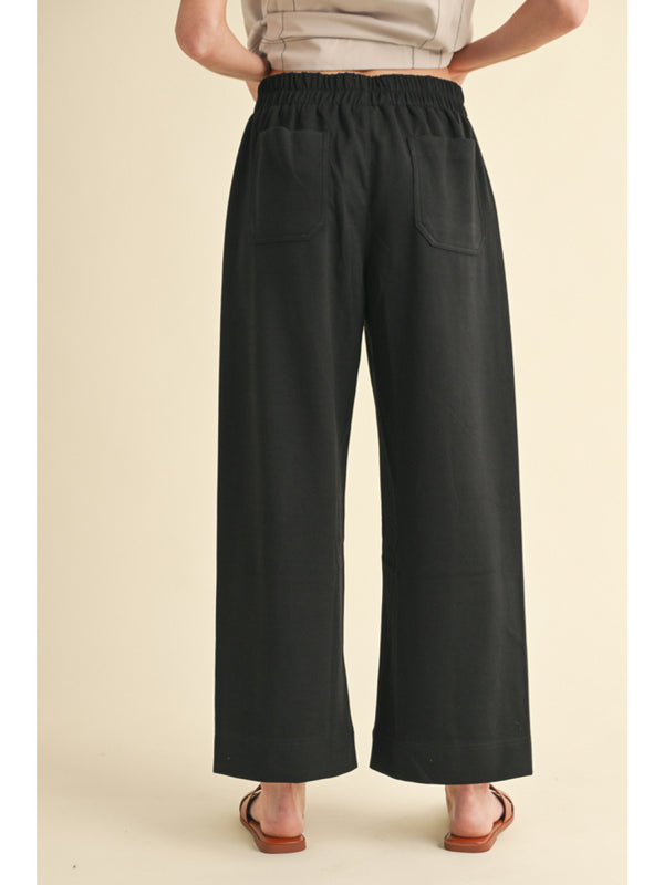 Jodifl Black Wide Leg Pants  - The Attic Boutique