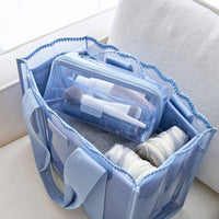 Jelly Cosmetic Bag – Waterproof Lay-Flat Makeup Bag