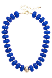 San Sebastián Beaded Resin Necklace