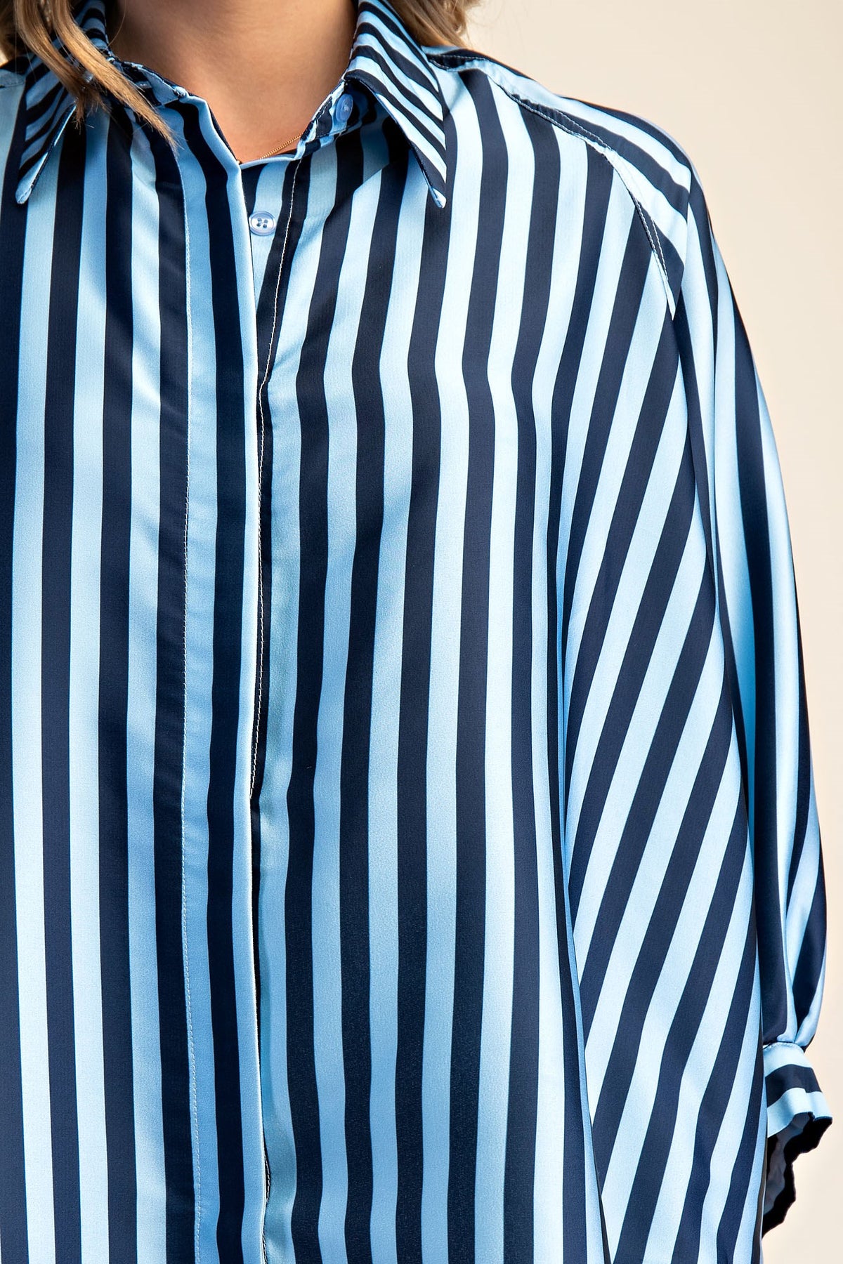 The Attic Boutique Josie Navy Stripe Top  - The Attic Boutique
