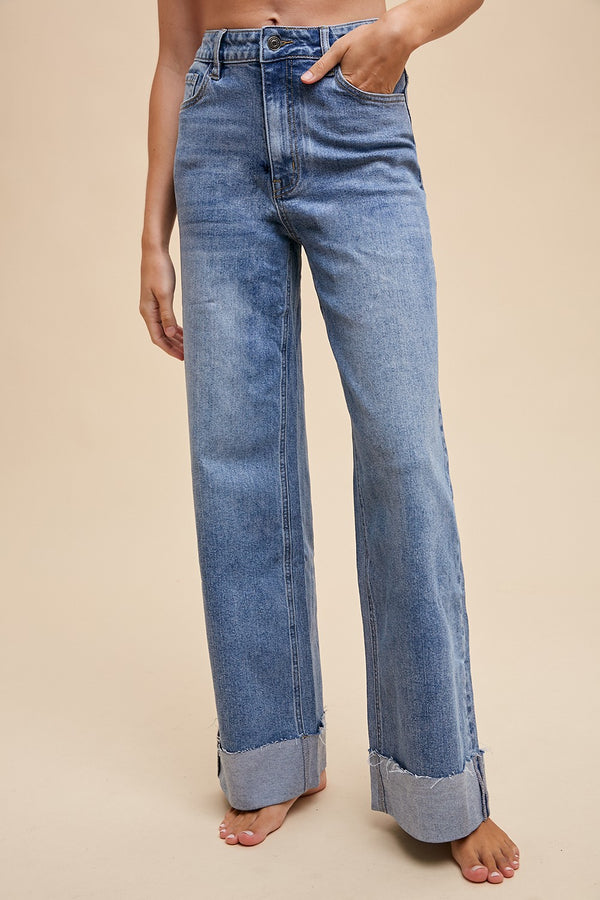 The Attic Boutique 90s Straight Jeans (PREORDER)  - The Attic Boutique