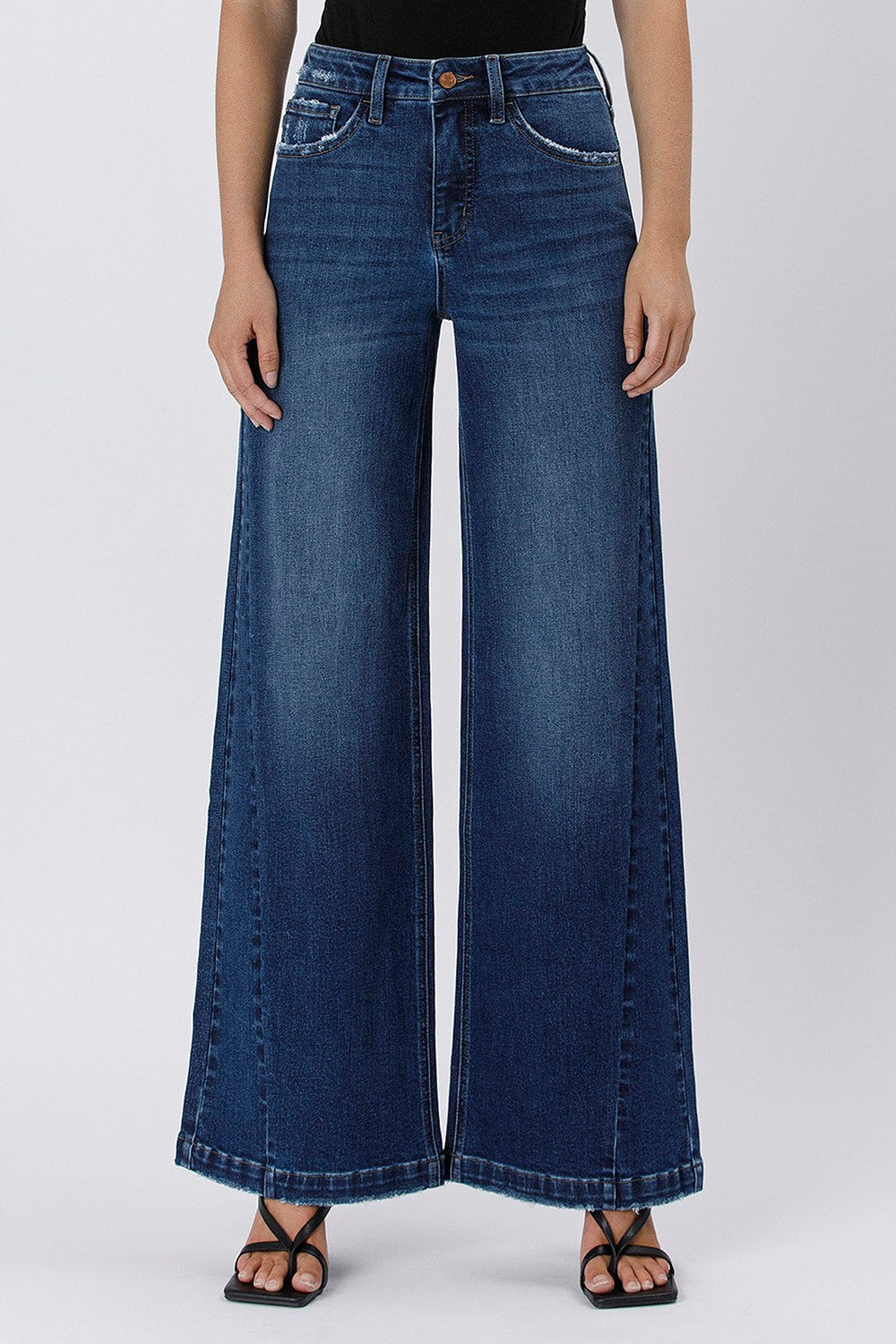 LOVERVET BY VERVET Kai Wide Leg Jeans  - The Attic Boutique