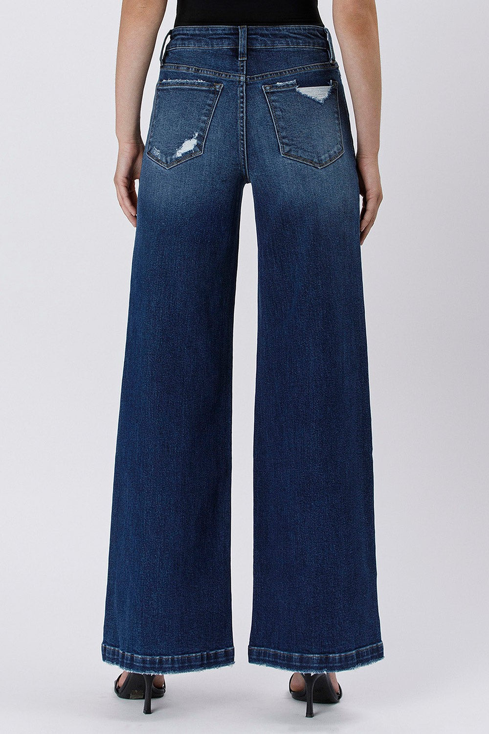 LOVERVET BY VERVET Kai Wide Leg Jeans  - The Attic Boutique