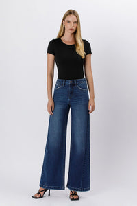 LOVERVET BY VERVET Kai Wide Leg Jeans  - The Attic Boutique