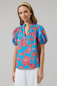 Sugarlips Ripon Floral Top  - The Attic Boutique
