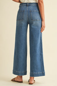 Anniewear High-Rise Wide Leg Jean  - The Attic Boutique
