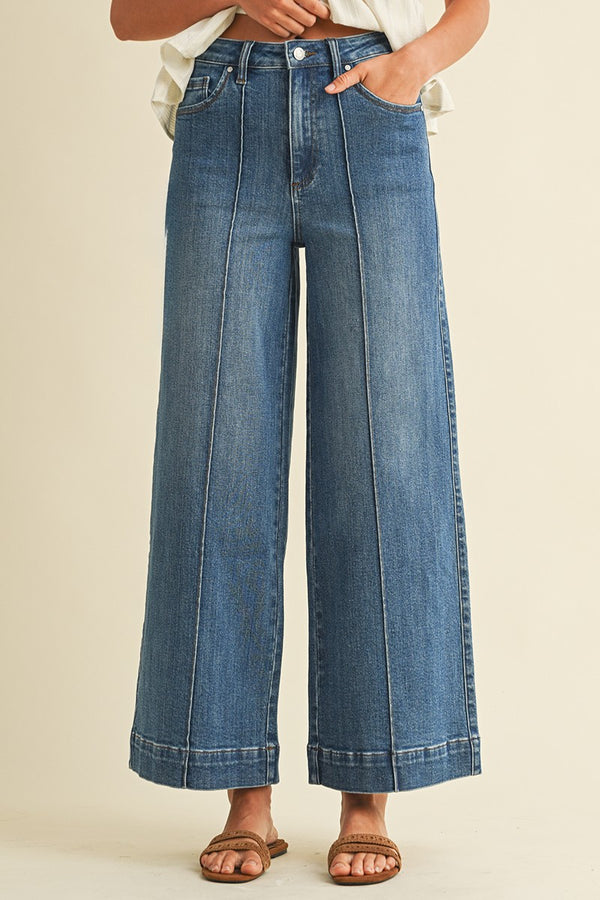 Anniewear High-Rise Wide Leg Jean  - The Attic Boutique