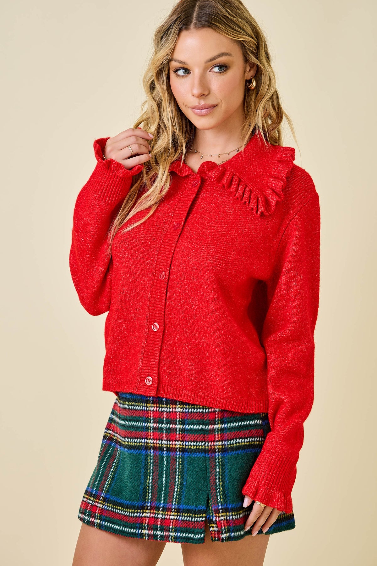The Attic Boutique Merry Knit Cardigan  - The Attic Boutique