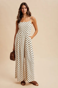 The Attic Boutique The Monroe Wide-Leg Jumpsuit  - The Attic Boutique