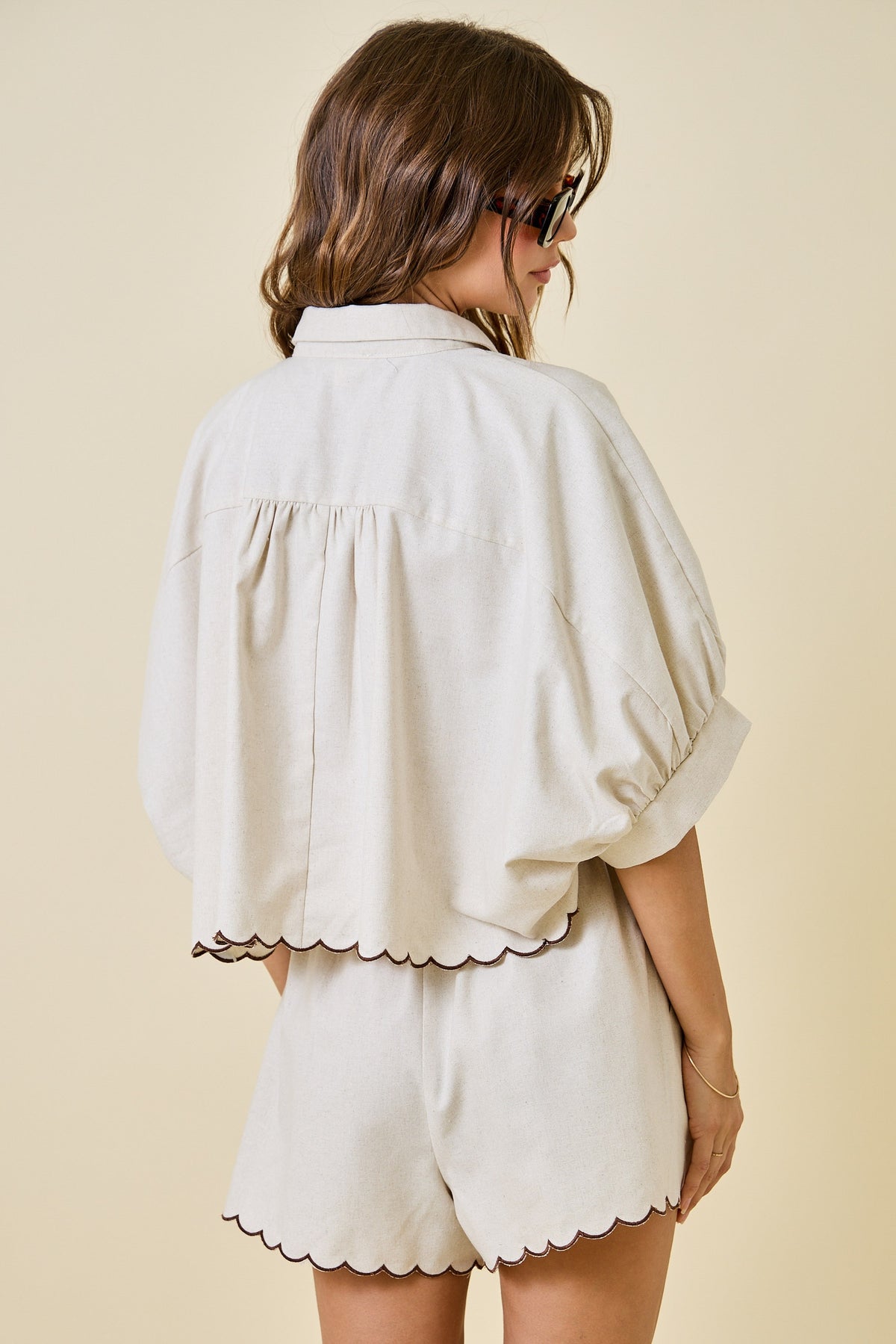 The Attic Boutique Cali Scallop Set  - The Attic Boutique