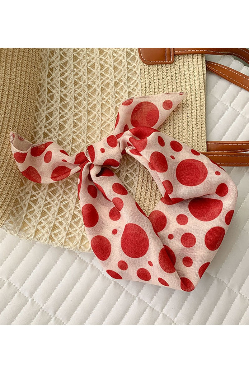 Rylee Light Red Dot Scarf