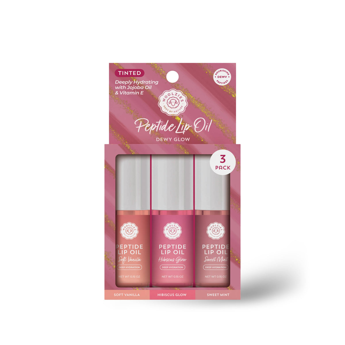 Woolzies Dewy Glow Lip Oil Trio  - The Attic Boutique