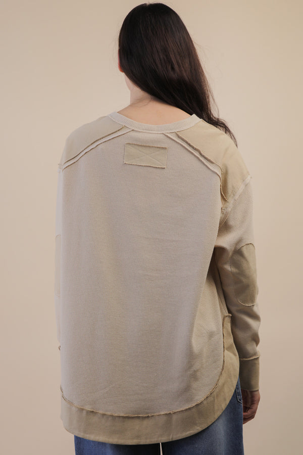 The Attic Boutique Mocha Knit Top  - The Attic Boutique