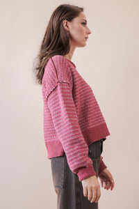 The Attic Boutique Clara Mauve Sweater  - The Attic Boutique